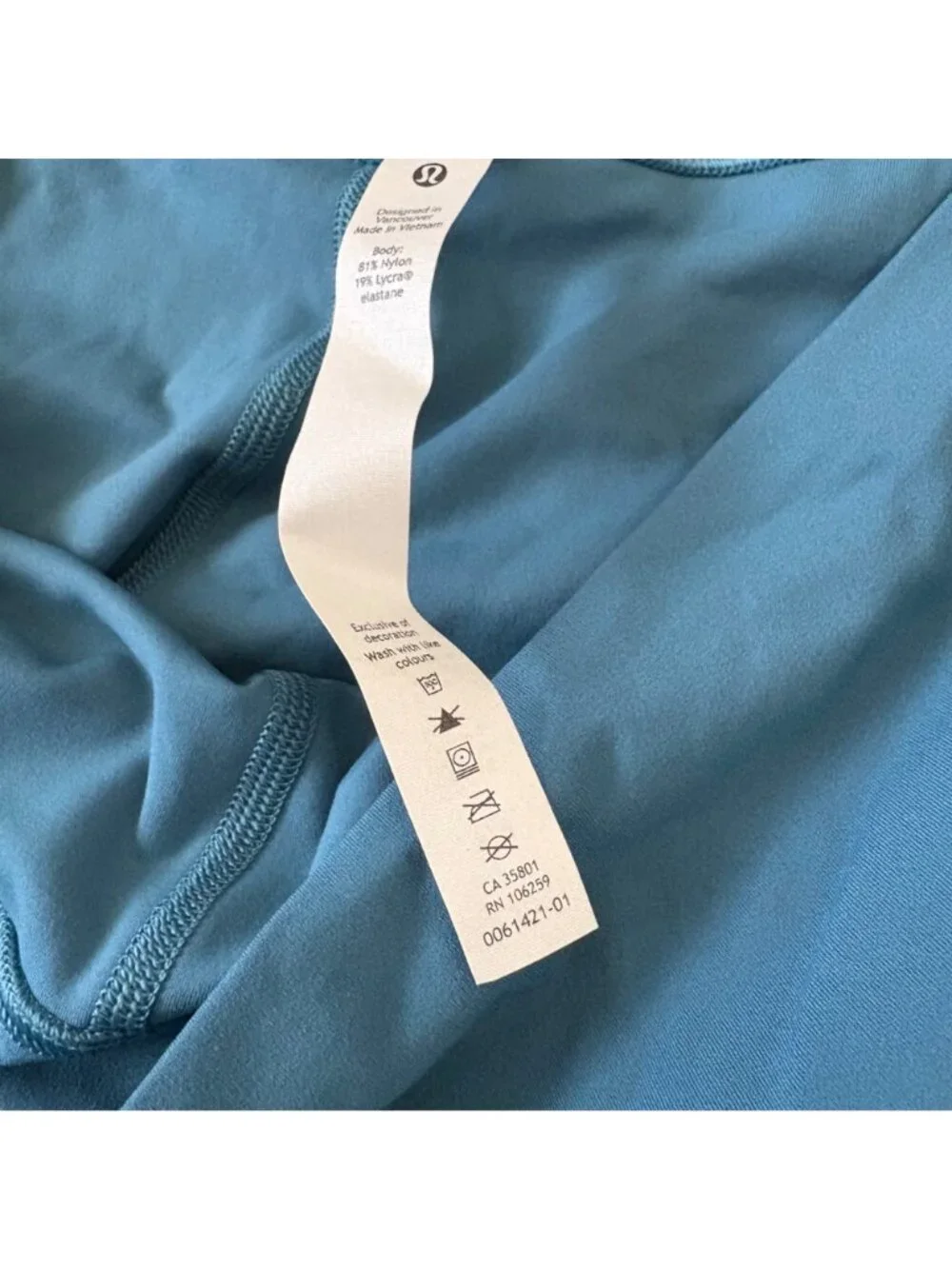 Lululemon Athletic Align High Rise Yoga Pants 25” Capture Blue Women’s Size 20